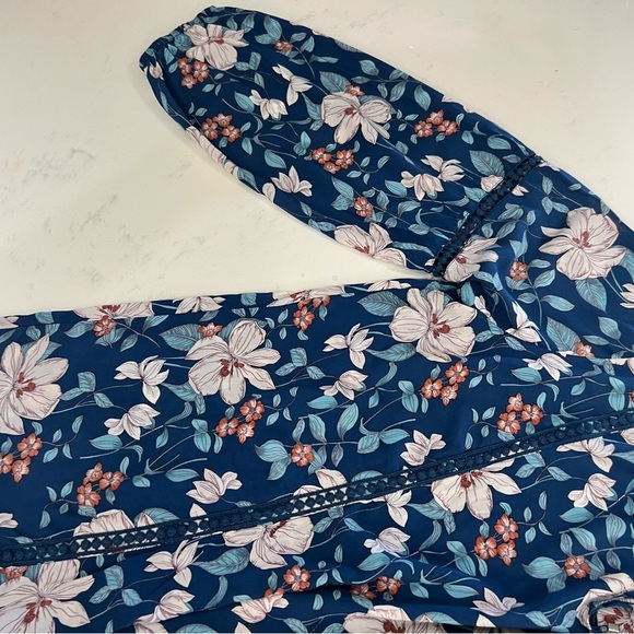 Cupio Blue Floral Relaxed Tunic - Picture 7 of 14